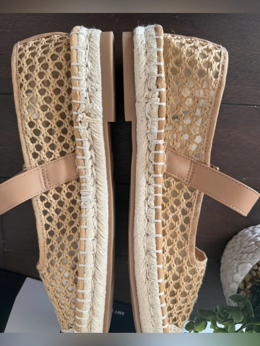 NWT  Woven Espadrille Flats Size 8